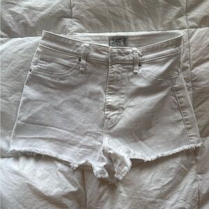 Abercrombie and Fitch high rise jean shorts , size 4